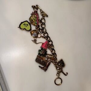 Juicy Couture Gold-Tone Charm Bracelet